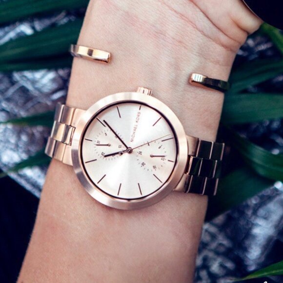 NEW Michael Kors MK3593 Gold Garner Watch - Picture 1 of 4